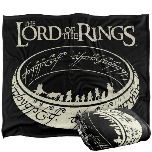 Front - Lord Of The Rings Silhouette Blanket
