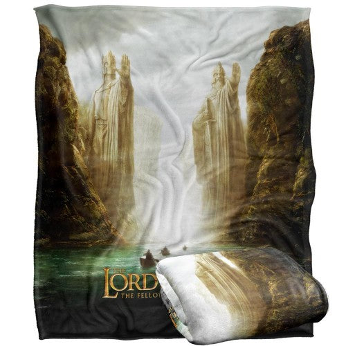 Front - Lord Of The Rings Fellowship Movie Poster Blanket