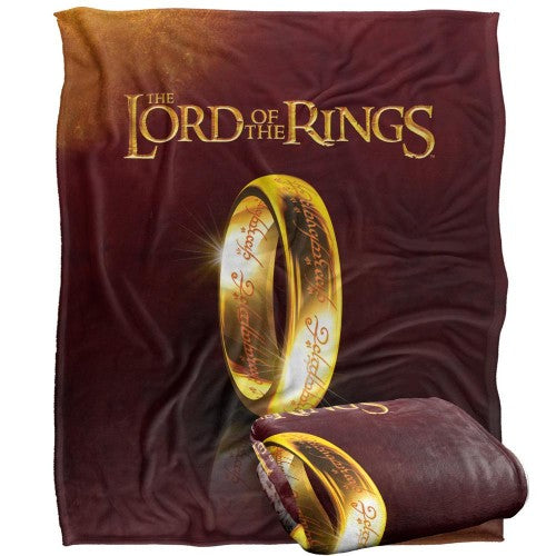 Front - Lord Of The Rings One Ring Reflection Blanket