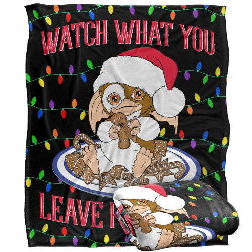 Front - Gremlins Watch What You Leave Gizmo Blanket