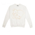 Front - Dumbo Womens/Ladies Sketch Sweatshirt