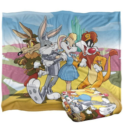 Front - Looney Tunes Yellow Brick Road Blanket