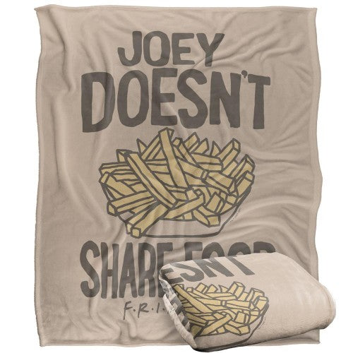 Front - Friends Joey Doesnt Share Food Blanket
