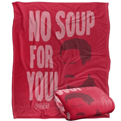 Front - Seinfeld No Soup For You Blanket