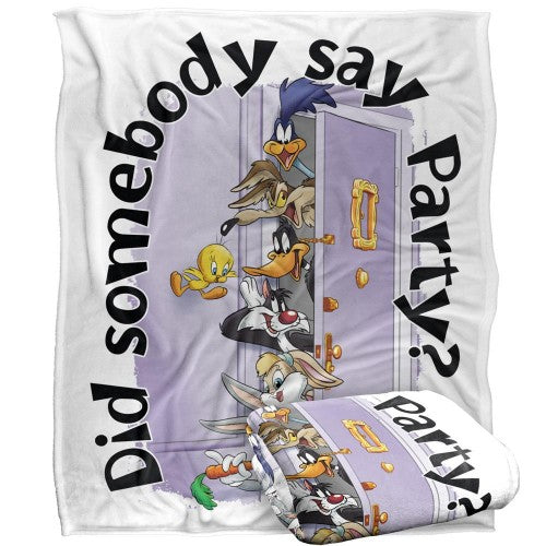 Front - Looney Tunes Did Somebody Say Party? Blanket