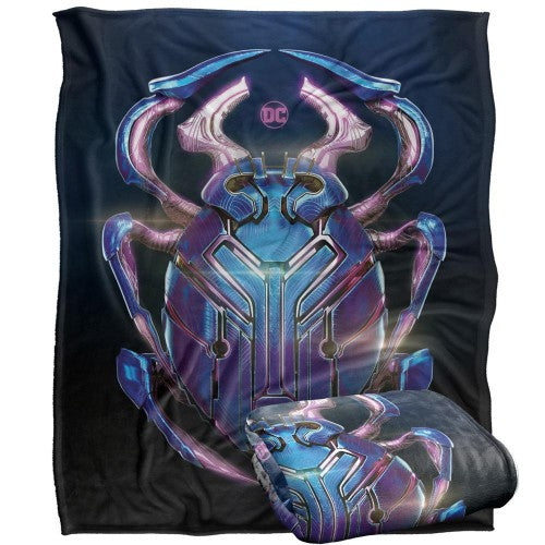 Front - Blue Beetle Beetle Blanket