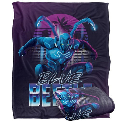 Front - Blue Beetle Pose Blanket