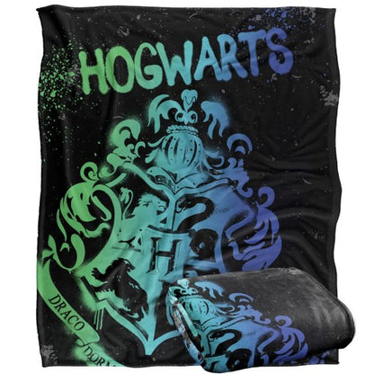 Front - Harry Potter Hogwarts Spray Paint Blanket