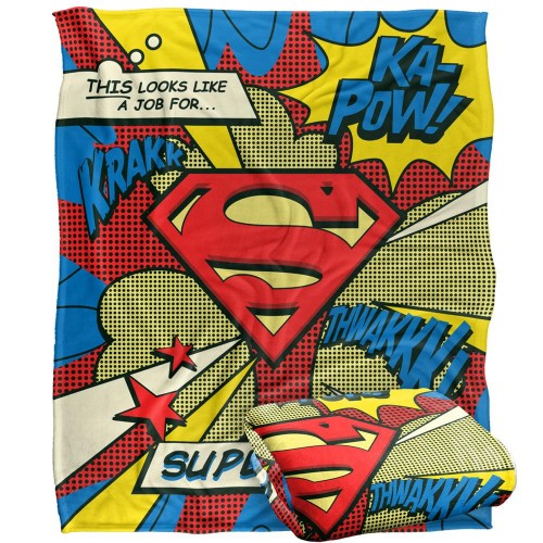 Front - Superman This Looks Like A Job Blanket