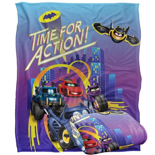 Front - Batwheels Time For Action Blanket