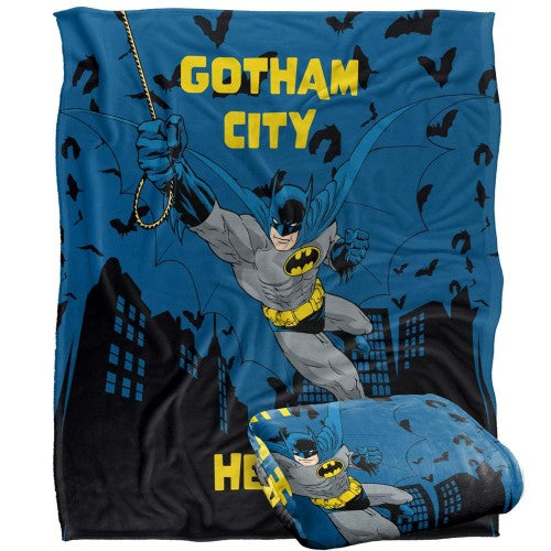 Front - Batman Gotham City Hero Blanket