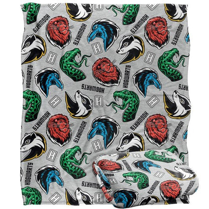 Front - Harry Potter Hogwarts Icons Blanket