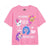 Front - My Little Pony Girls Texting Ponies T-Shirt