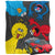 Front - Sesame Street Group Pose Blanket
