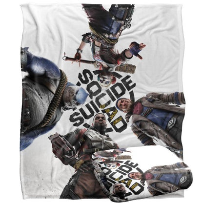 Front - Suicide Squad Kill The Justice League Group Shot Blanket