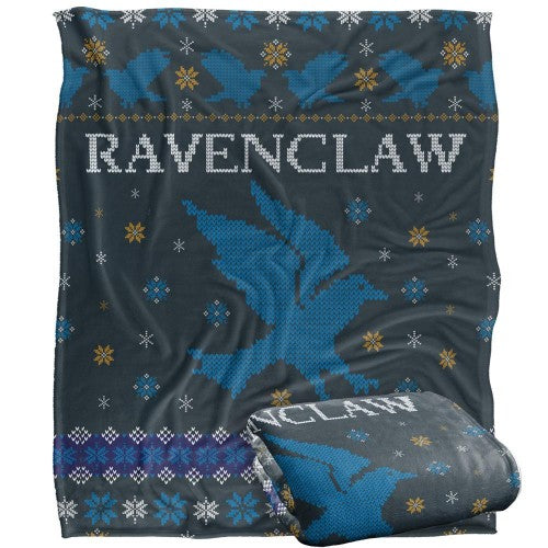 Front - Harry Potter Ravenclaw Fair Isle Blanket