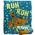 Front - Scooby Doo Ruh Roh Eyes Blanket