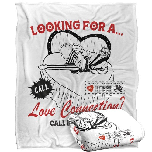 Front - Beetlejuice Looking For A Love Connection? Blanket