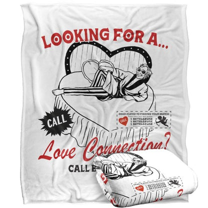 Front - Beetlejuice Looking For A Love Connection? Blanket