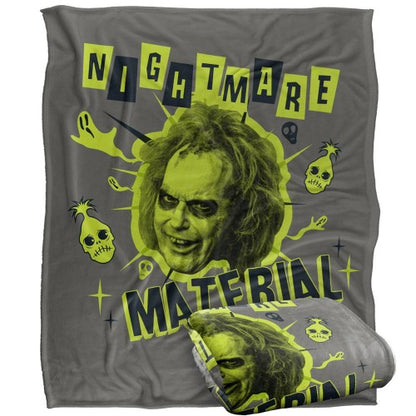 Front - Beetlejuice Nightmare Material Blanket