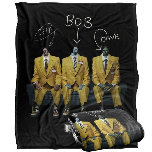 Front - Beetlejuice Shrunken Heads Blanket