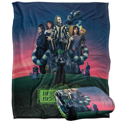 Front - Beetlejuice Beetlejuice Movie Poster Blanket