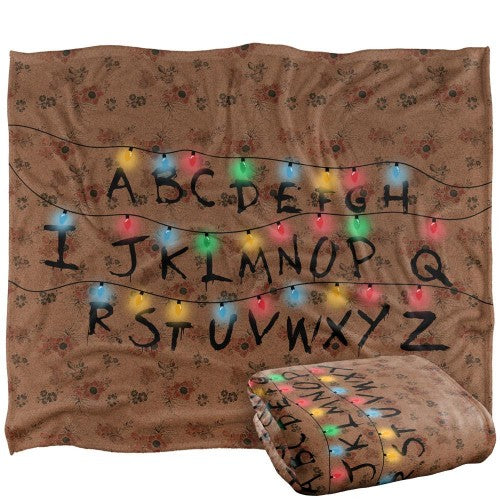 Front - Stranger Things Alphabet Will Blanket