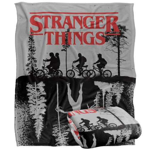 Front - Stranger Things Upside Down Blanket