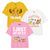 Front - The Lion King Girls Simba & Friends T-Shirt (Pack of 3)