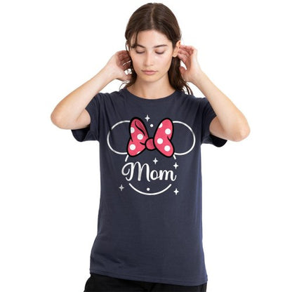 Front - Minnie Mouse Unisex Adult Mom T-Shirt