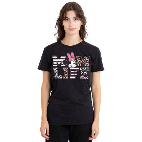 Front - Minnie Mouse Unisex Adult Mom Life T-Shirt