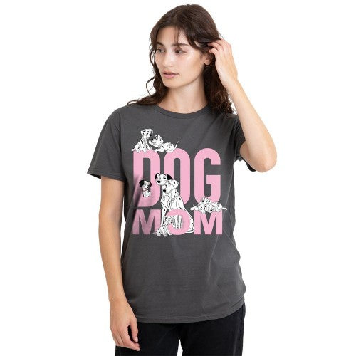 Front - 101 Dalmatians Unisex Adult Dog Mom T-Shirt