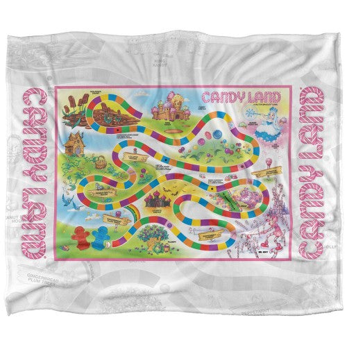 Front - Candy Land Game Scene Blanket