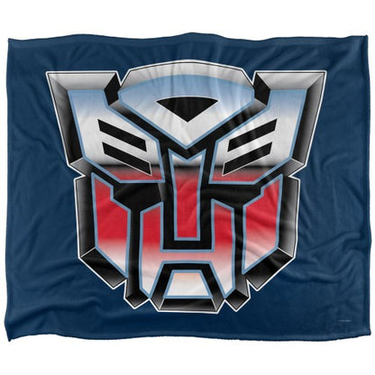 Front - Transformers Airbrush Logo Blanket