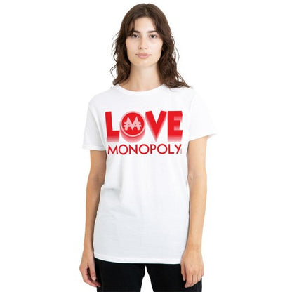 Front - Monopoly Unisex Adult Love T-Shirt