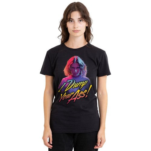 Front - Stranger Things Unisex Adult I Dump Your Ass T-Shirt