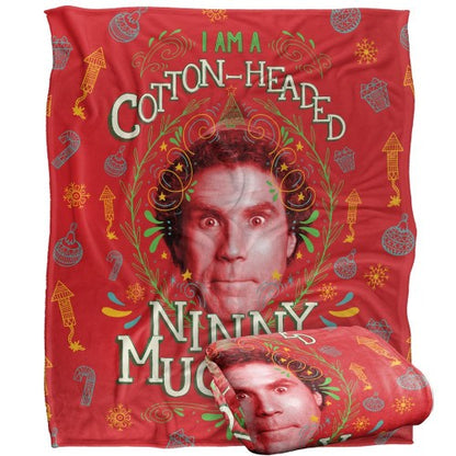 Front - Elf Ninny Muggins Blanket