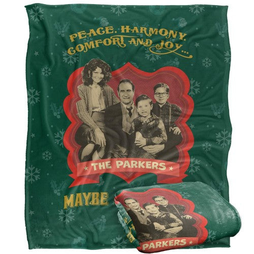 Front - A Christmas Story Peace, Harmony, Comfort And Joy Blanket
