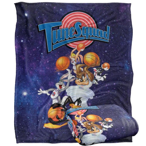 Front - Space Jam Tune Squad Tower Blanket