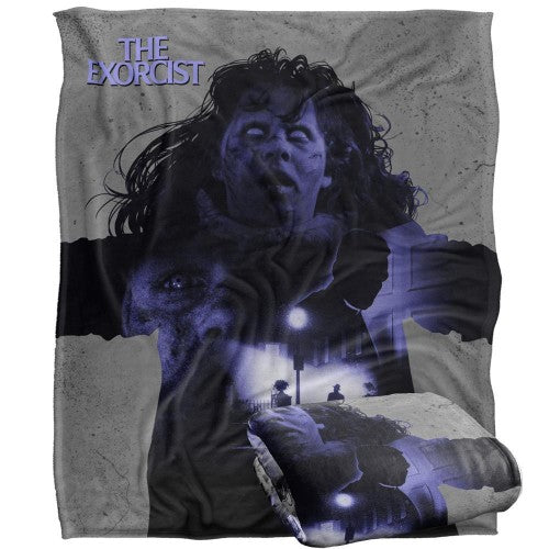 Front - The Exorcist Movie Poster Blanket