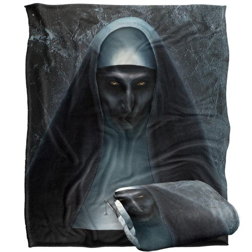 Front - The Nun Movie Poster Blanket