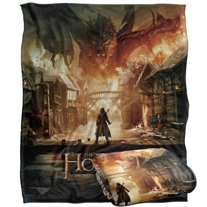 Front - The Hobbit Dragon Blanket
