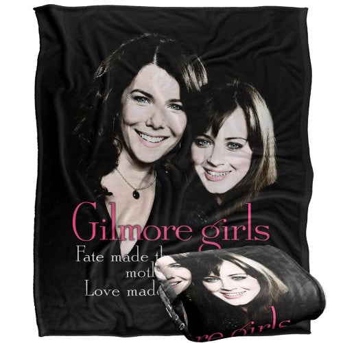 Front - Gilmore Girls Love Made Them Friends Photograph Blanket