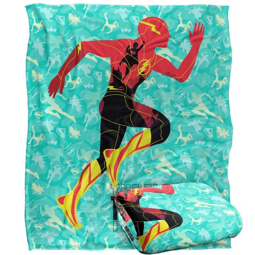Front - The Flash Silhouette Blanket