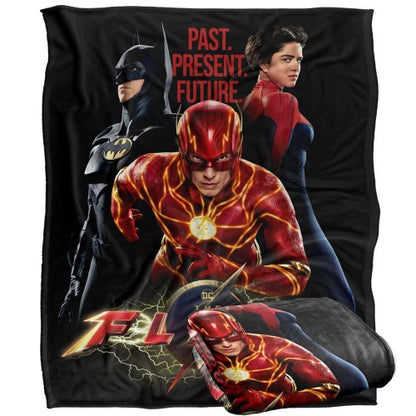 Front - The Flash Movie Poster Blanket