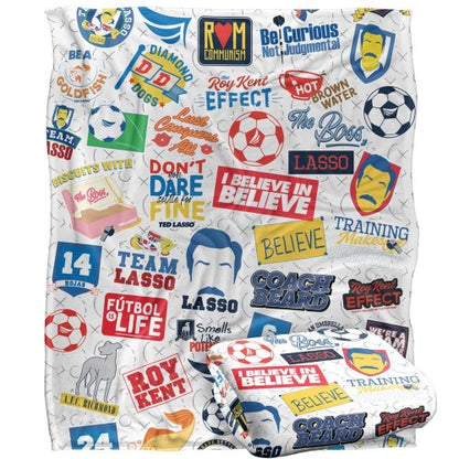 Front - Ted Lasso All-Over Print Blanket
