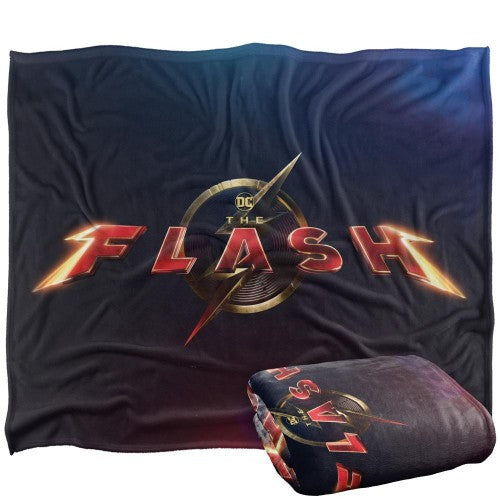 Front - The Flash Logo Blanket