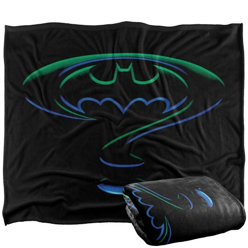 Front - Batman Question Mark Riddler Blanket