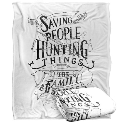 Front - Supernatural Family Business Blanket