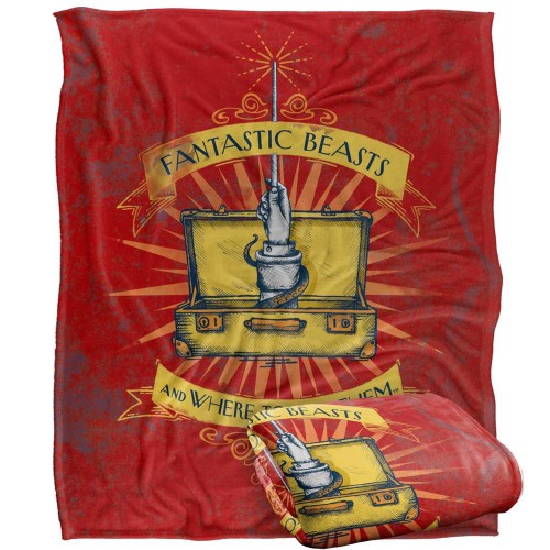 Front - Fantastic Beasts Trunk Blanket